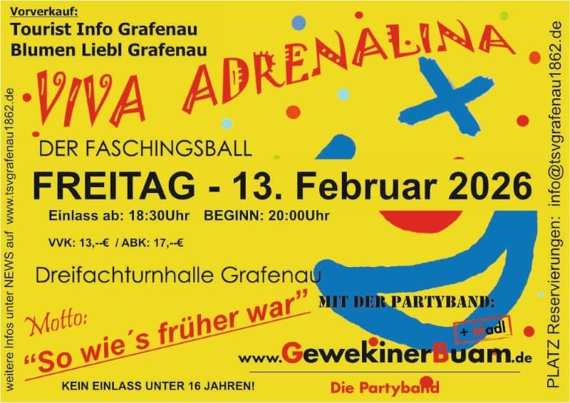 Faschingsball Viva Adrenalina 2026